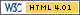 Validate this page for HTML 4.01