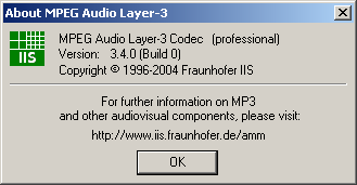 FhG ACM MP3 encoder